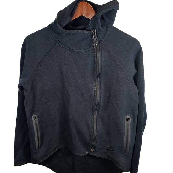 Nike Jacket Women's XS Extra Small Asymmetric Tech Fleece Activewear Running - Picture 1 of 5